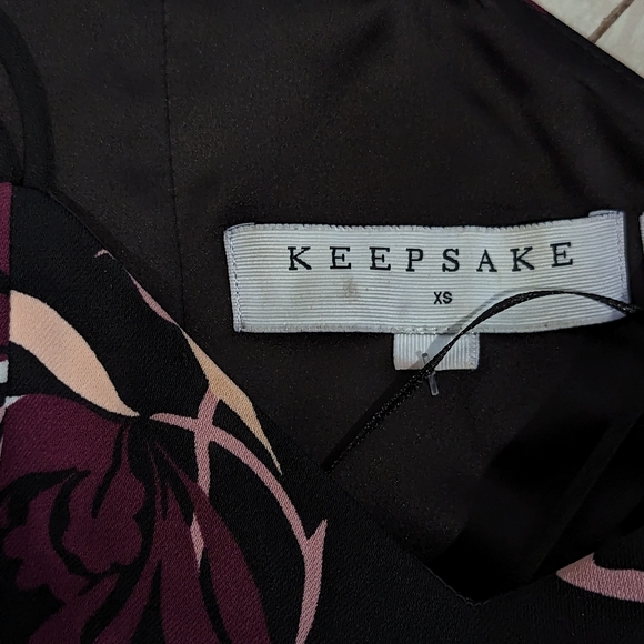 KEEPSAKE the Label XS Black Printed Dress - XS - Picture 4 of 6